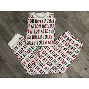 Carters XXL Adult Pajama Set Thermal Holly Jolly‎ Christmas New With Tags